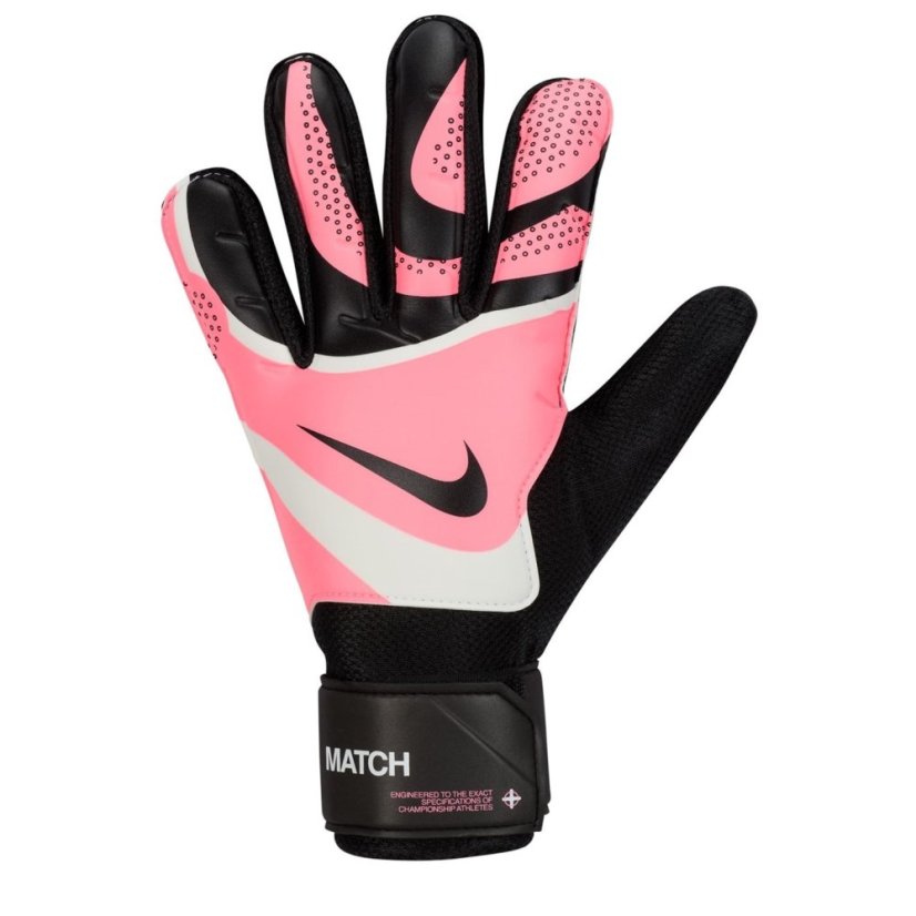 Nike Match Goalkeeper Gloves Junior Black/Pink