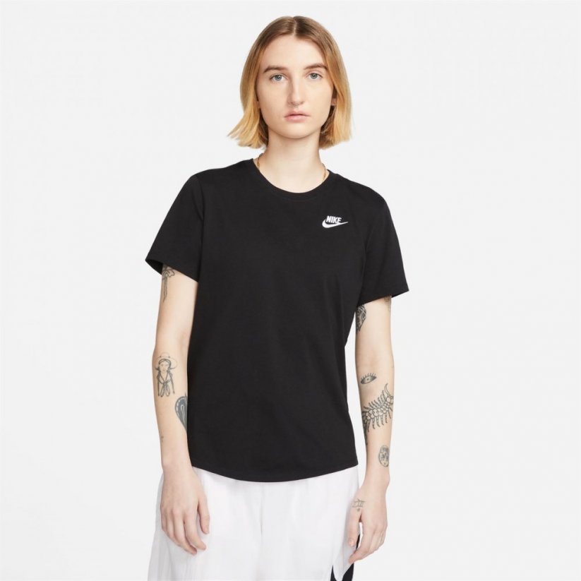 Nike Sportswear Women's Club T-Shirt Black