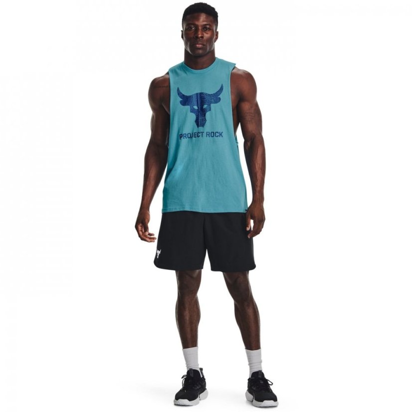 Under Armour Armour PR Bull Tank Top Mens Glacier Blue