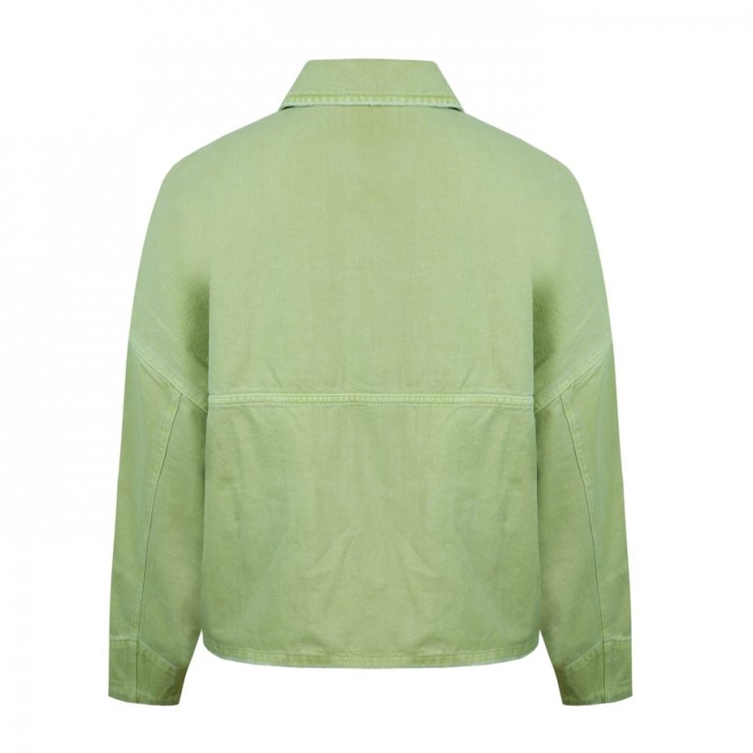 Fabric Overshirt Ld Green