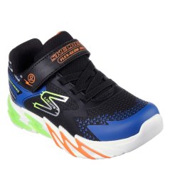 Skechers S Lights: Flex - Glow Bolt Black Blue