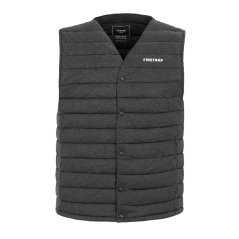 Firetrap Men's Padded Sleeveless Gilet DK Grey Marl