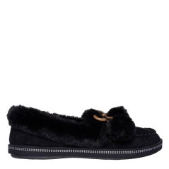 Skechers Women's Cozy CampF Slippers Black