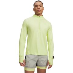 Under Armour Men's Long Sleeve Performance Running Top Green/Lime