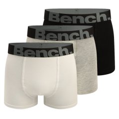 Bench Men's Conan 3 Pack Boxers Blk/Gry/Wht