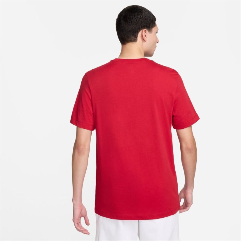 Nike M NK CLUB ESSNTL TEE Red