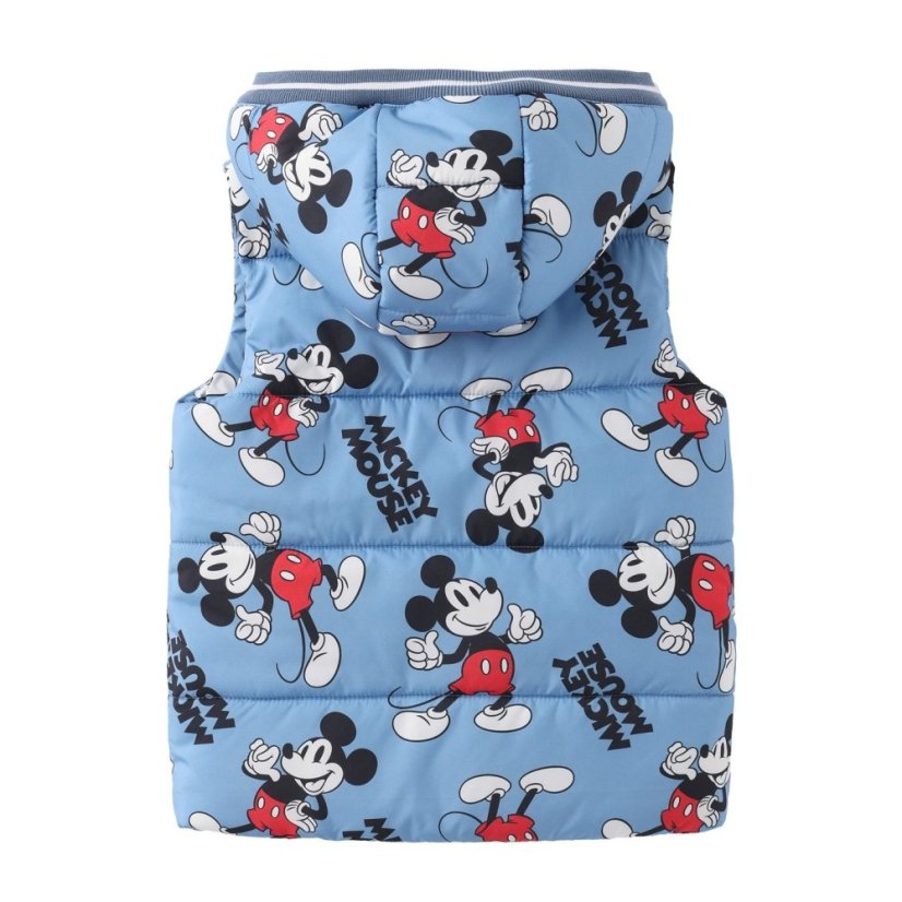 Character Unisex Kids Disney 3-Piece Fleece-Lined Gilet Mickey