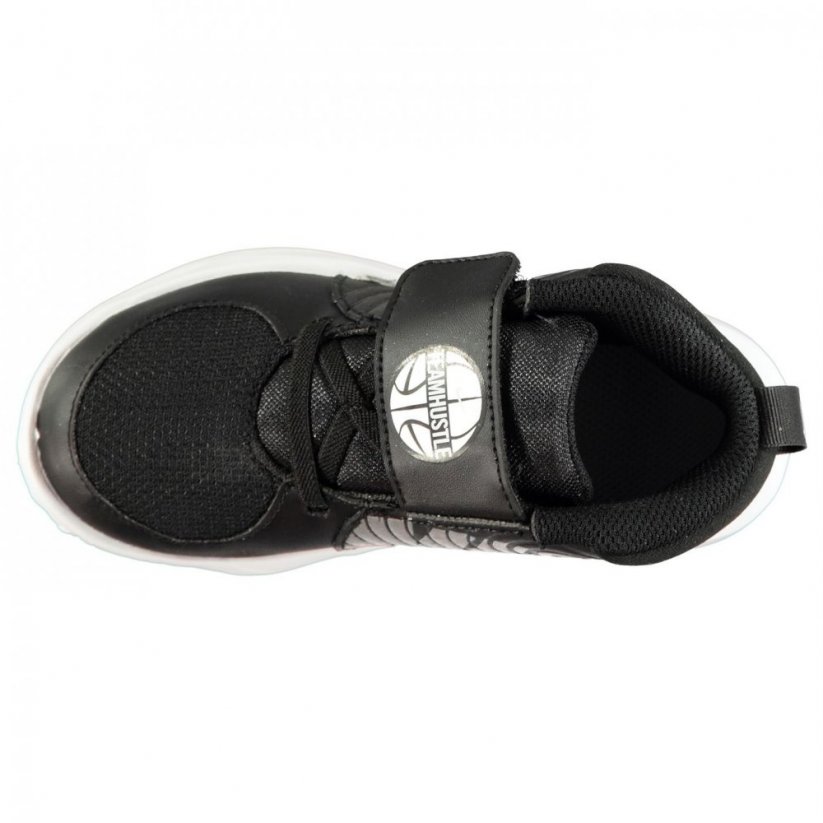 Nike Team Hustle D 9 Baby/Toddler Shoe Black/Silver