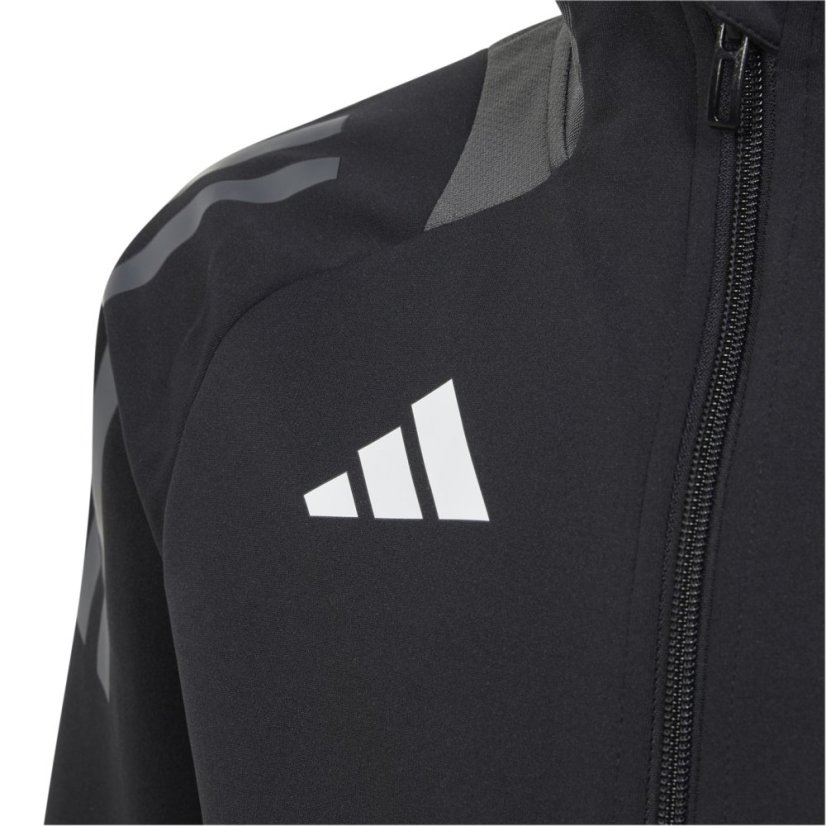 adidas Unisex Kids' Tiro24 Tracksuit Top Black/Dark Grey