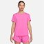 Nike Dri-FIT One Women's Standard Fit Short-Sleeve Top Playful Pink