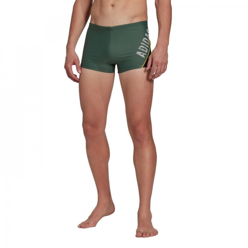 adidas Lineage Boxers Swim Boxers Green Oxide