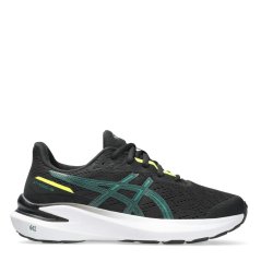 Asics Gt-1000 13 Gs Road Running Shoes Unisex Kids Black/Green