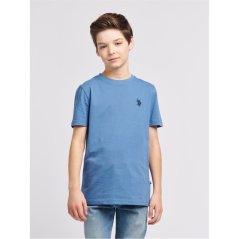 US Polo Assn DHM Tshirt  Jn00 Blue Horizon