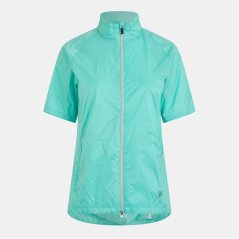 Calvin Klein Golf Women's Weather Resistant Performance Golf Jacket Aqua