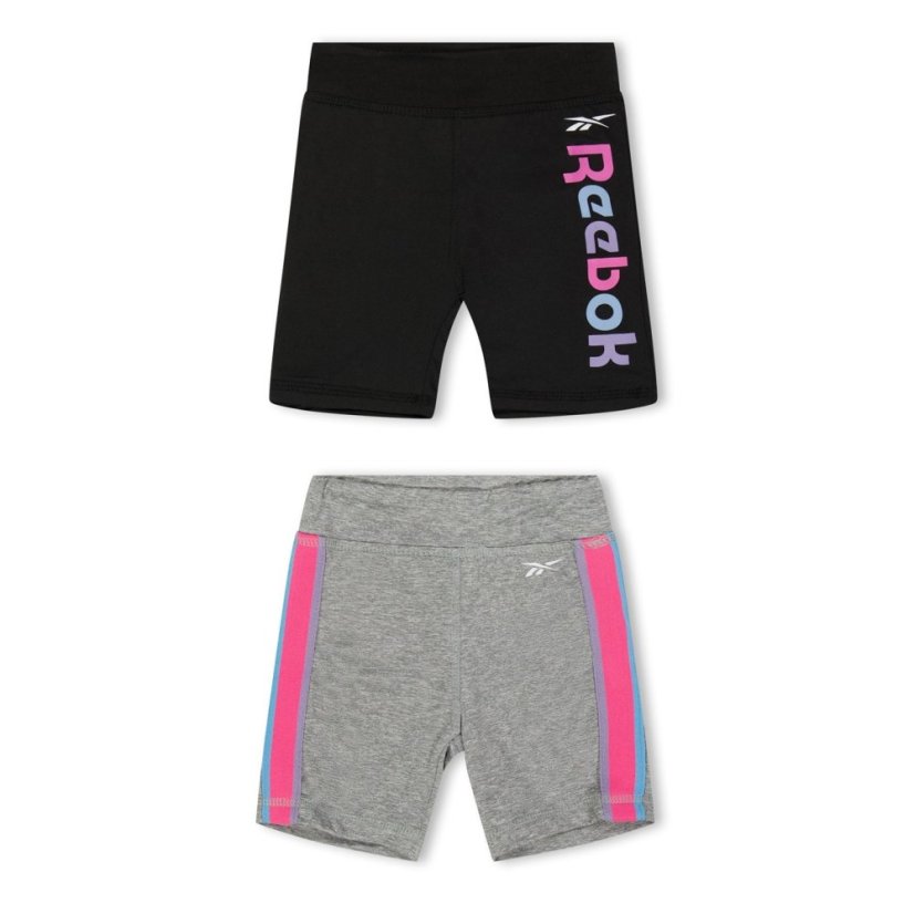 Reebok Kids' Rnbw Jogger Jersey Shorts Silver