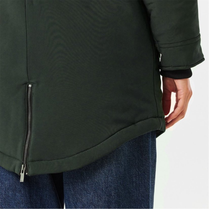 Only Women's Hooded Long Weather-Resistant Parka Peat