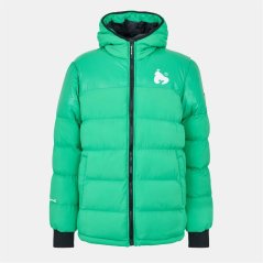 Money Men's Intercity Water & Wind Resistant Quilted Medium Puffer Jacket Green