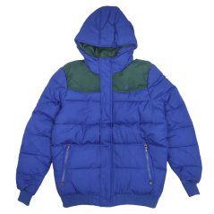 Kangol Panel Bubble Jacket Mens Cobolt/Green