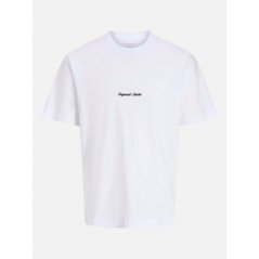 Jack and Jones Norrebro pánske tričko Bright White