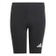 adidas Essentials Girls 3-Stripes Shorts Kids Black/White