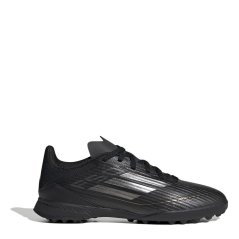 adidas F50 League Astro Turf Junior Football Boots Black/Silver