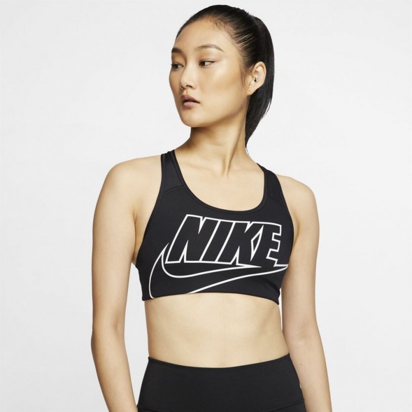 Nike Futura Sports Bra Ladies Black/White