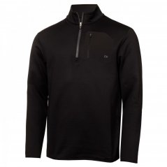 Calvin Klein Golf Mid Layer Zip Top Black