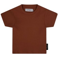 Hype Rib Crop T Ld99 Brown