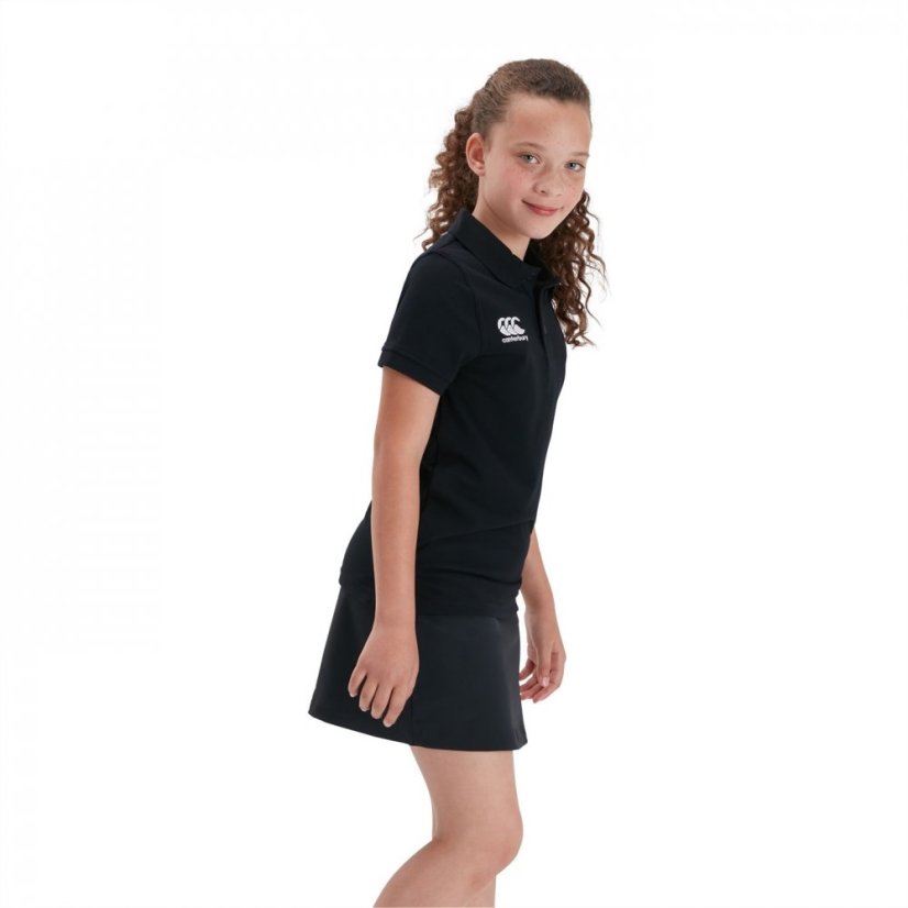 Canterbury Waimak Polo Shirt Juniors Black
