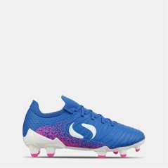 Sondico Blaze Childrens FG Football Boots Blue/Pink