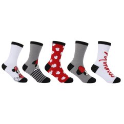 Character Crew Sock 5pk Children Minnie