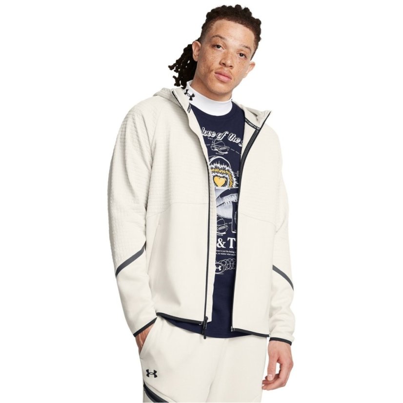 Under Armour Men's Unstoppable Zip Hoodie White