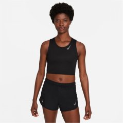 Nike Dri-FIT Race Women's Cropped Running Tank Black