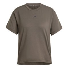 adidas Women's Power T-Shirt Shadow Olive