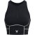 Under Armour Project Rock Meridian Zip Gym Tank Top Womens Black/Ivory