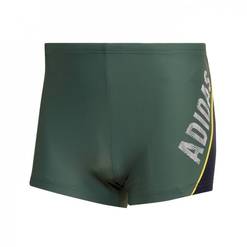 adidas Lineage Boxers Swim Boxers Green Oxide