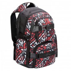 No Fear Skate Backpack Red/White