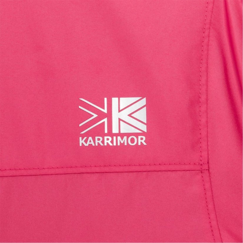 Karrimor Kids' Teddy Faux Fur Windproof Long Sleeve 3 in 1 Jacket Pink/Black