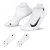 Nike Multiplier Running No-Show Socks (2 Pairs) White/Black
