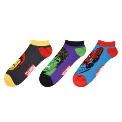 Character Trainer Socks 3 Pack Mens Marvel