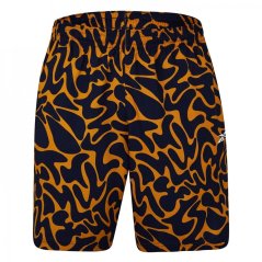 Reebok Unisex Allover Print Performance Gym Shorts Brgoch