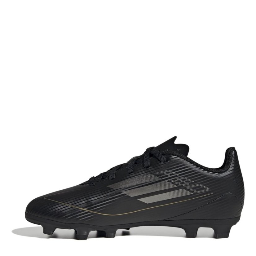 adidas F50 Club Children Firm Ground Football Boots Black/Silver