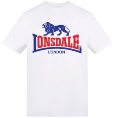 Lonsdale Printed Logo Tee White 2