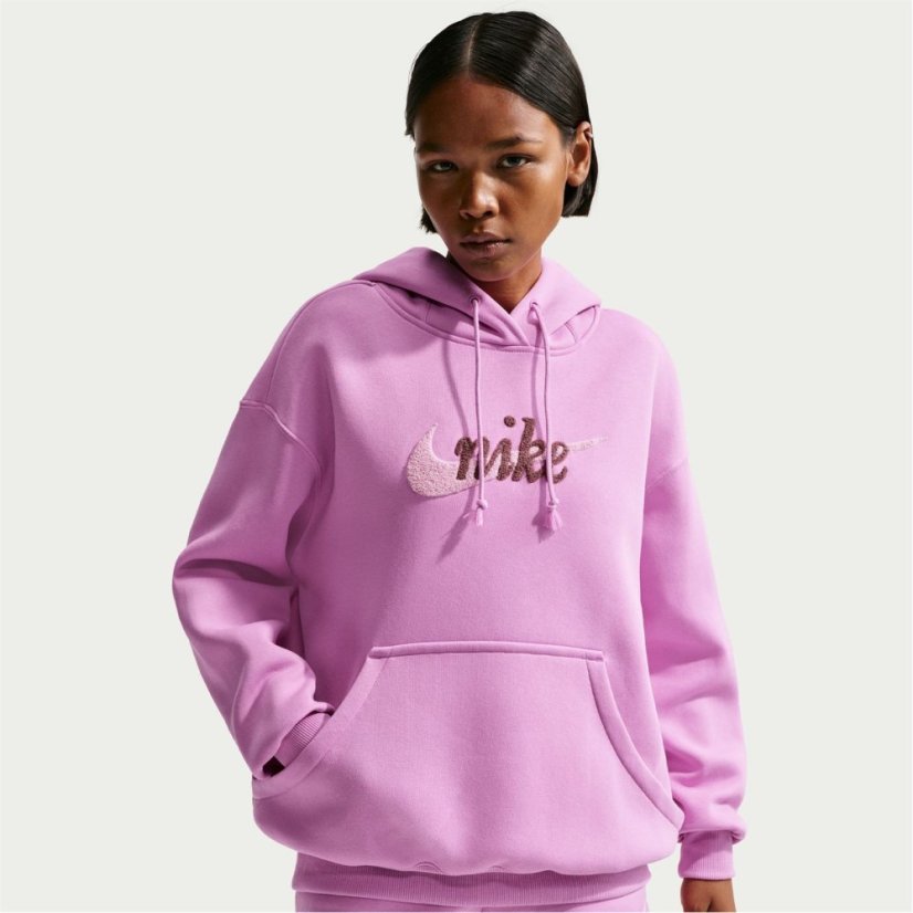 Nike Women's Overhead Hoodie Light Magenta