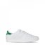 Lonsdale Leyton Leather Mens Trainers White/Green