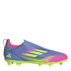 adidas Kids' F50 League Firm Ground Football Boots Blue Fusion