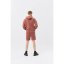 Hype Unisex Kids' Mauve Fleece Jogger Shorts Red
