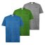 Slazenger Poly Tee 3Pk Sn44 Mix 3