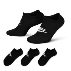 Nike Sportswear Everyday Essential No-Show Socks 3 Pairs Black/White