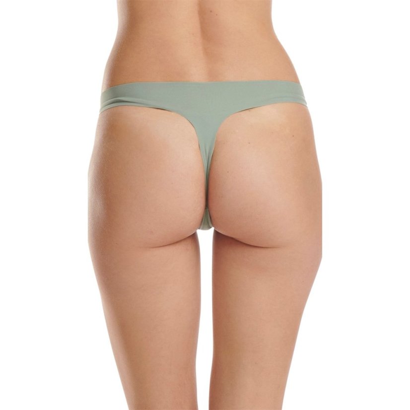 adidas Logo Thong Womens Olive Green